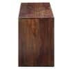 Anaya Solid Sheesham Wood Open Shelves Tv Stand In Provincial Teak Finish
