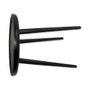Metalsmith Solid Wood Side Table in Black Finish