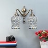Devansh Metal Electric Wall Light in Multi Colour with Multi Shade Count of 2 Lights