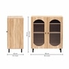 Stellar Multipurpose Storage Cabinet (Medium Size, Oak)