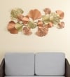 W-Kiyo Abstract Metal Wall Decor in Multicolor Set of 1