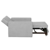 Bella One  Seater Pull Out Fabric Sofa Cum Bed Grey