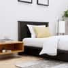 Hexa Engineered Wood Modern Single Bed With Headboard Without Storage In Flower Wenge