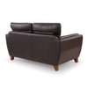 Johanna 2 Seater Leatherette Sole in Choco Brown Colour