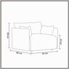 Cozychic Wood 1 Seater With Upholstery Non Storage Sofa In Yellow Colour