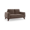 Granada Essential 2 Seater Fabric Sofa in Daschund Brown Colour