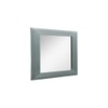 Metal Clad Antiqued rectangular Wall Mirror