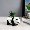 Black 1 Pieces Succulent Artificial Plant With Pot