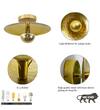 BERK Brass Finish Metal Ceiling Light