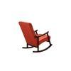 Celsey Solid Wood Rocking Chair in Red Colour