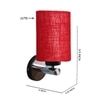 Devansh Metal Electric Wall Light in Maroon Colour with Maroon Shade Count of 1 Light