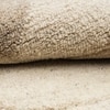 Abstract Handmade Natural Wool Wall Art Beige Geometric Textured 4 x 2 Feet