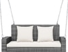 Carry Bird Wicker Patio Furniture Outdoor Balcony Swings In Grey And Beige Colour