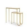Metal Console Table in Gold Colour
