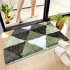 Luxe Home Canada Triangle Bath Mat (40x60 cm) Green