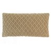 Crest Khaki Decorative Cushion Cover 12X20 Inches