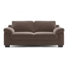 Esquel Essential 3 Seater Fabric Sofa in Daschund Brown Colour