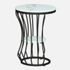 Metalwring Metal Side Table in Black Colour