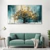 The Castle Decor Abstract Art Wall Painting Wooden Framed Digital Painting 27x48 Inch (Style 13)