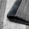 Bryce Charcoal Solid Woven Viscose 8X5 Feet Carpet