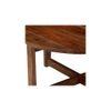 Nashville Sheesham Wood Accent Coffee Table Set With 4 Stools In Natural Teak Finish