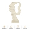 Abstract Face Sculpture Showpiece Artistic Human Profile Home Decor Accent