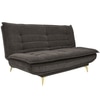 Bliss 3 Seater Sofa Cum Bed In Dark Brown Colour