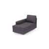Apollo Compact Fabric Sectional Compact Sofa (Colour : Steel, Cushion : Hard, Back Type : Regular, Seating Capacity : Left Aligned 3 Seater + Left Aligned Chaise)