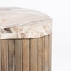 Norweg Solid Wood Coffee Table In Dark Walnut Finish