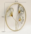 Life Abstract Metal Wall Decor in Multicolor Set of 1