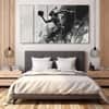 The Castle Decor Sports Art Wall Painting Wooden Framed Digital Painting 27x48 Inch (Style 8)