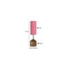 Amaya Wood Table lamp with Pink Jute Shade