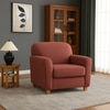 Lamia 1 Seater Sofa In Fabric Pink Color