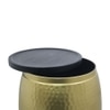 Metalsmith Side Table – Gold Finish