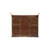 barrie solid wood mirror in brown colour