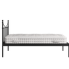 Camden Metal Non Storage King Bed in Satin Black Finish