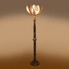 Devansh Wooden Floor Lamp