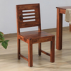 Maharin Solid Wood Dining Chair in Honey Finish - Set of 2