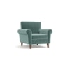 Oxford Sofa (Colour : Dusty Turquoise Velvet, Cushion : Soft, Seater : 3+2+1)