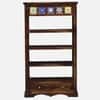 Rangrez Sheesham Wood Bookshelf in Provincial Teak Finish