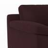 Esquel Premium 2 Seater Fabric Sofa in Deep Plum Velvet Colour