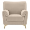Osbert Velvet 2 Seater sofa in Beige color