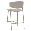 Scandinavian Kory Counter Chair Matte Beige Finish