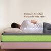 Sleepwell Ortho Nirvana Mattress Medium Firm Perfect Spine Alignment Queen 75x60x4 Inch