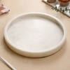 Multipurpose Round Marble Tray – Elegant Serving & Decorative Tray