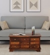 Zatec Sheesham Wood Coffee Table In Honey Oak Finish