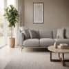 Regalon Low Profile 4 Seater Sofa with Slim Metal Legs Gray