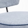 Cotton Fabric Dining Chair in Grey Colour
