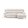 Emila Right Aligned Three Seater Sectional Recliner in Cream Colour