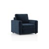 Apollo Compact Sofa Set (Colour : Cobalt, Cushion : Hard, Back Type : Regular, Seater : 3+2+1)